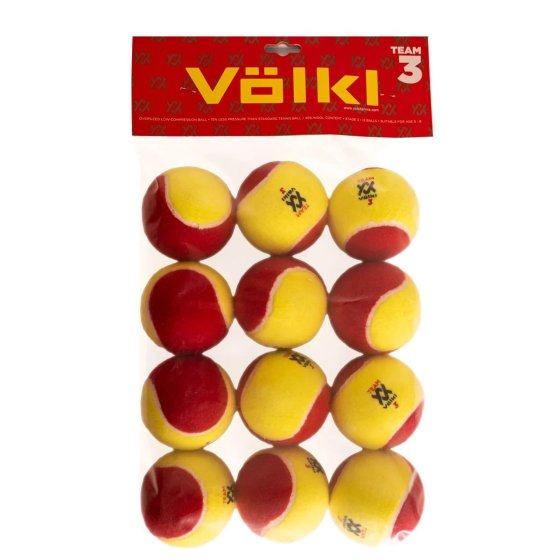 Volkl Team 3 Red (12 szt.)